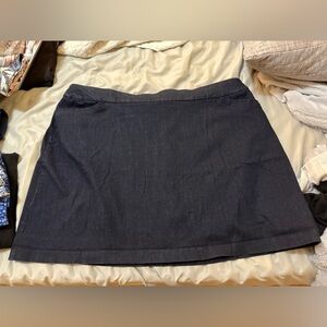 Classic dark denim Women's Skort
